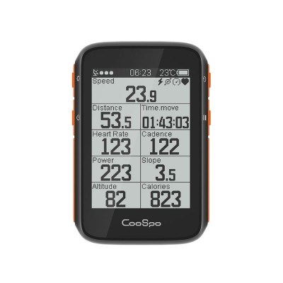 CooSpo BC200 Bluetooth and ANT+ GPS Bike Computer with APP