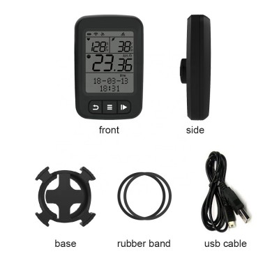 CooSpo Sport ANT+ 2.4GHz Cycle Computer with Riding Time Cadence Speed